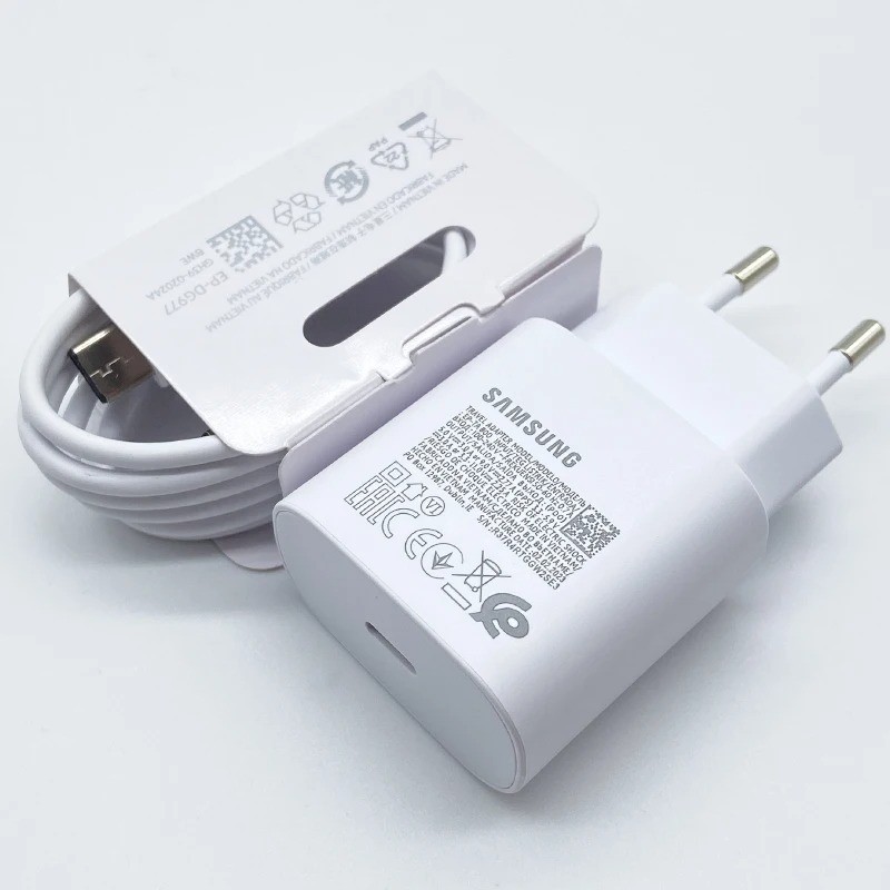 25w Type USB-C Super Fast Wall Charger+Cable For Samsung Galaxy USA Seller