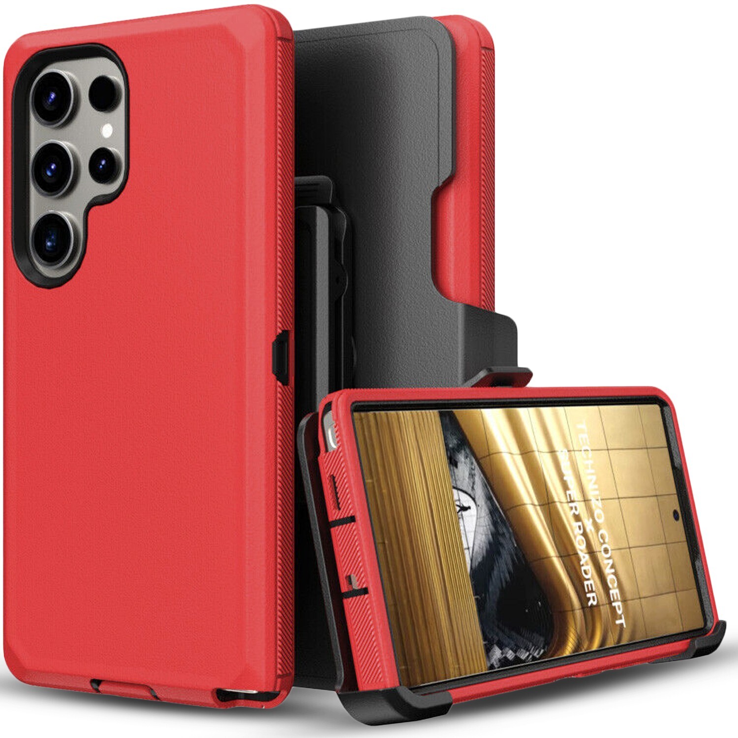 For Samsung Galaxy S22 Ultra/S22 Case Cover w/Clip fit Otterbox Defender +Screen