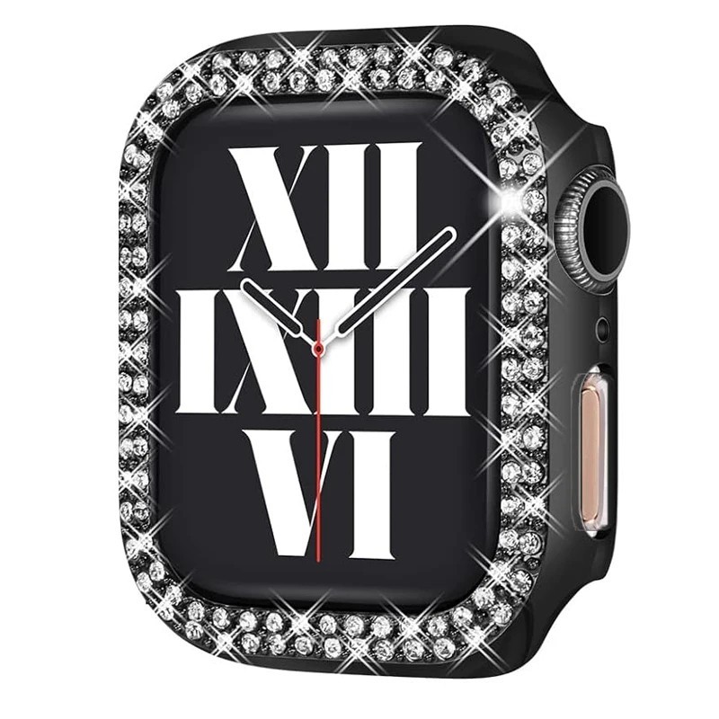 For Apple Watch 9/8/7/6/5/4/3/SE Diamond Bling Case Cover 38/40/41/42/44/45mm