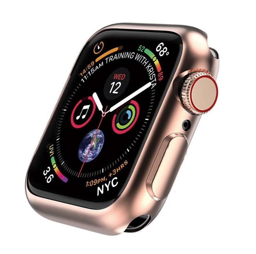 40/44mm Apple Watch Series 5 & 4 Case Cover & Tempered Glass Screen Protector