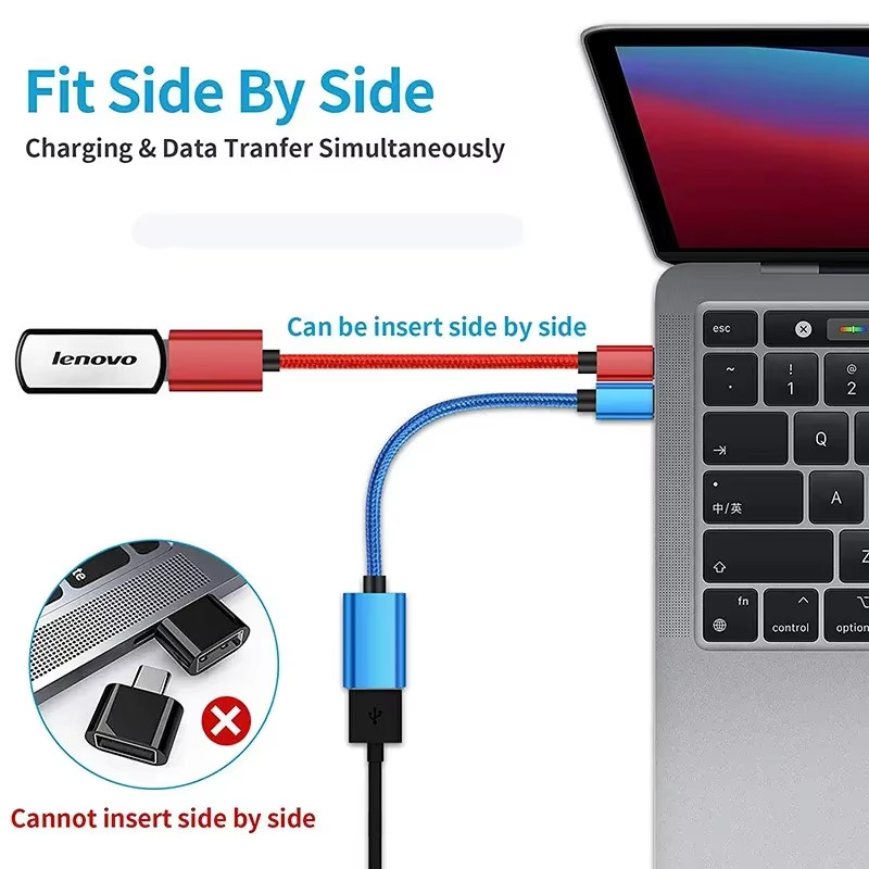 Type C to USB, USB C Male OTG A Female Data, Connector, Converter ,Cable Adapter