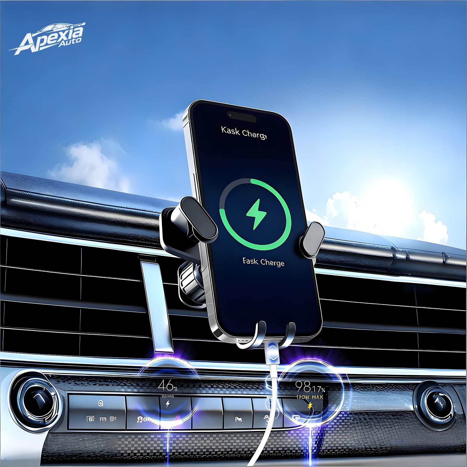 Phone Holders for Your Car with Metal Hook Clip Air Vent Cell Phone Stand Car Mo