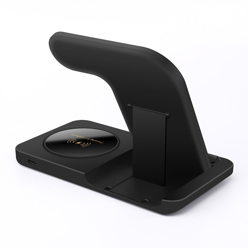 3In1 Wireless Charger Dock Charging Station For Apple Watch 9 Air Pods iPhone 16