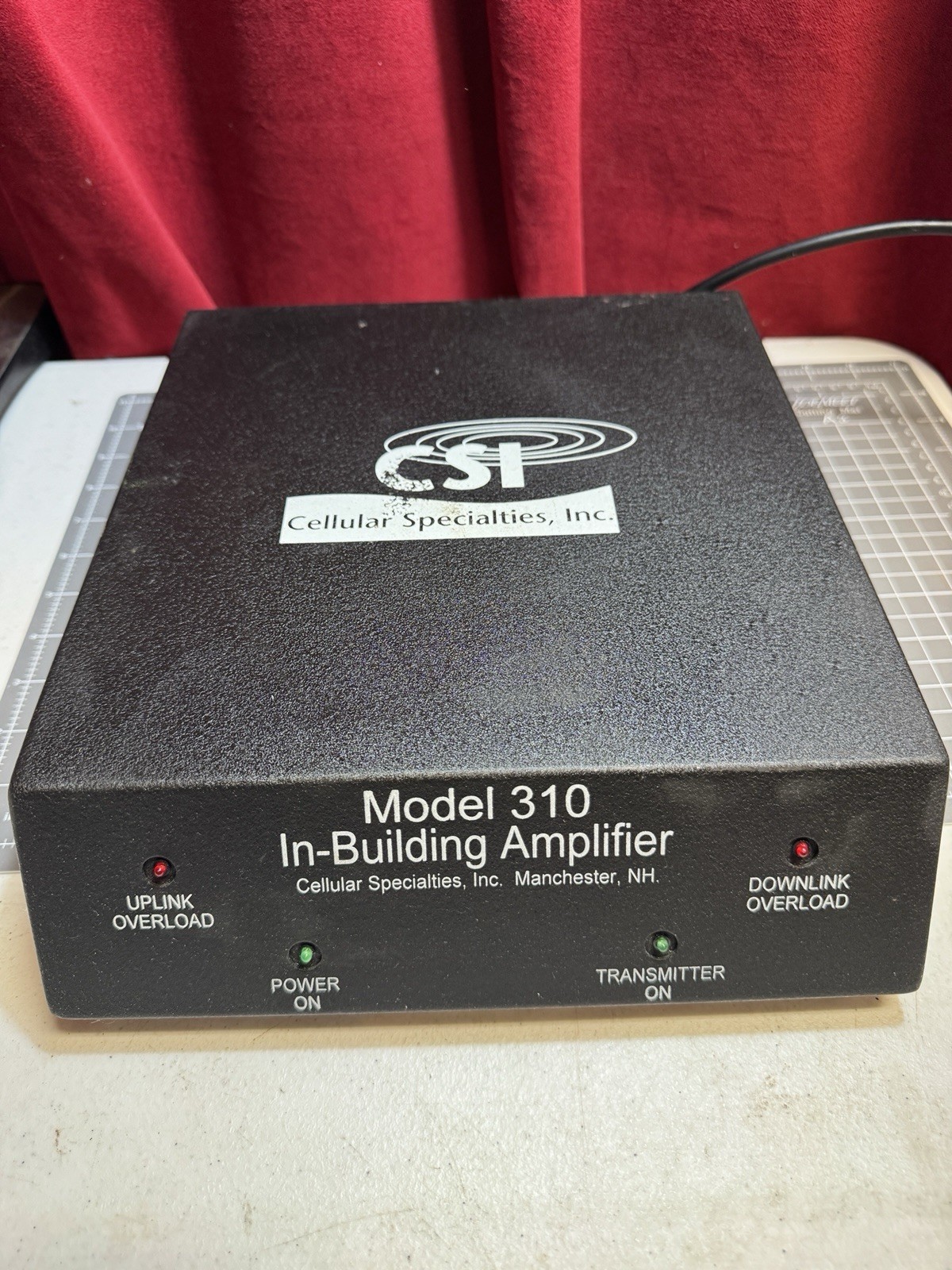 Cellular Specialties Model 310 In Building Amplifier *Not Tested -N