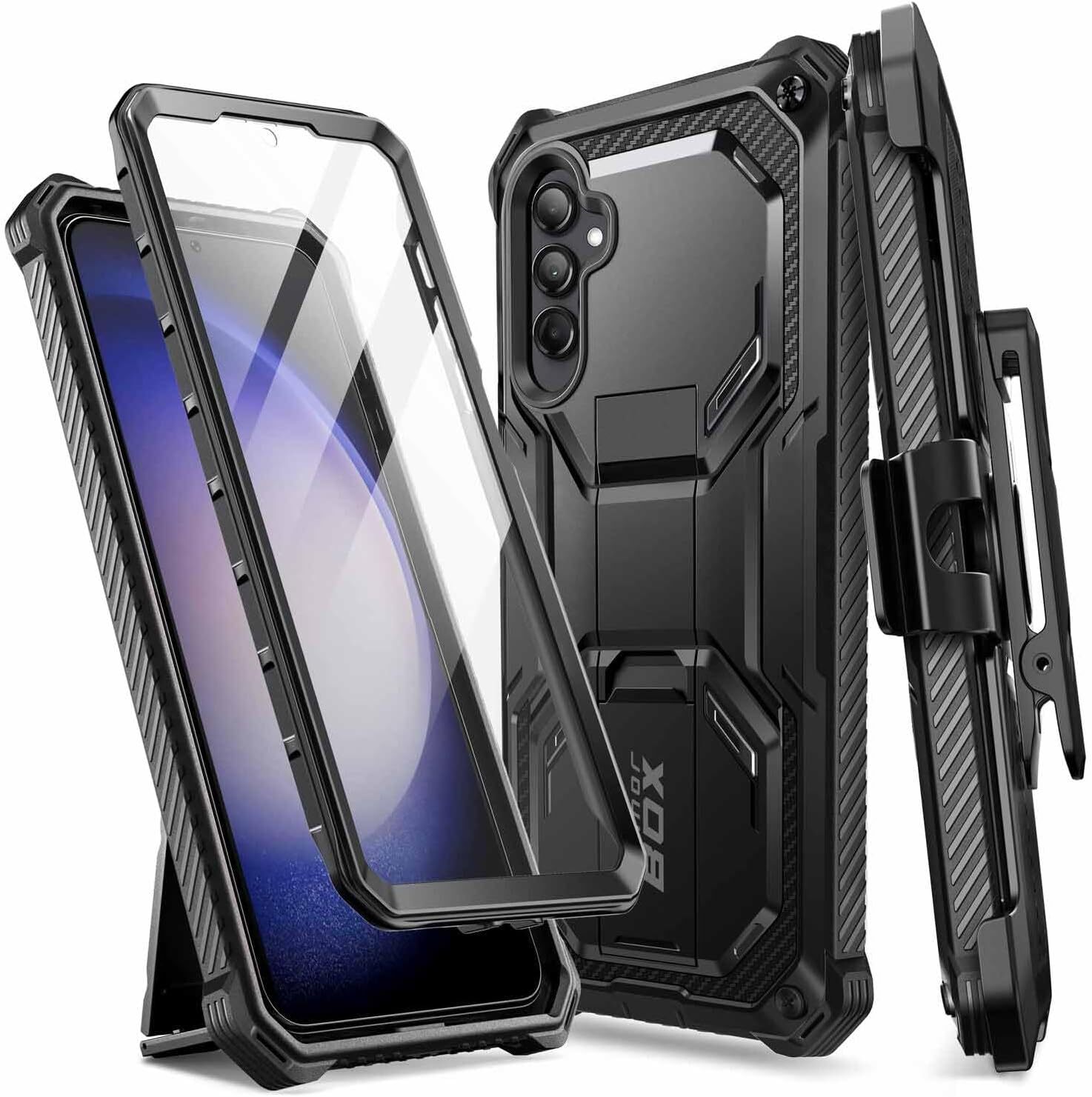 i-Blason Armorbox Kickstand Case For Samsung Galaxy S23FE Full Body Rugged Case