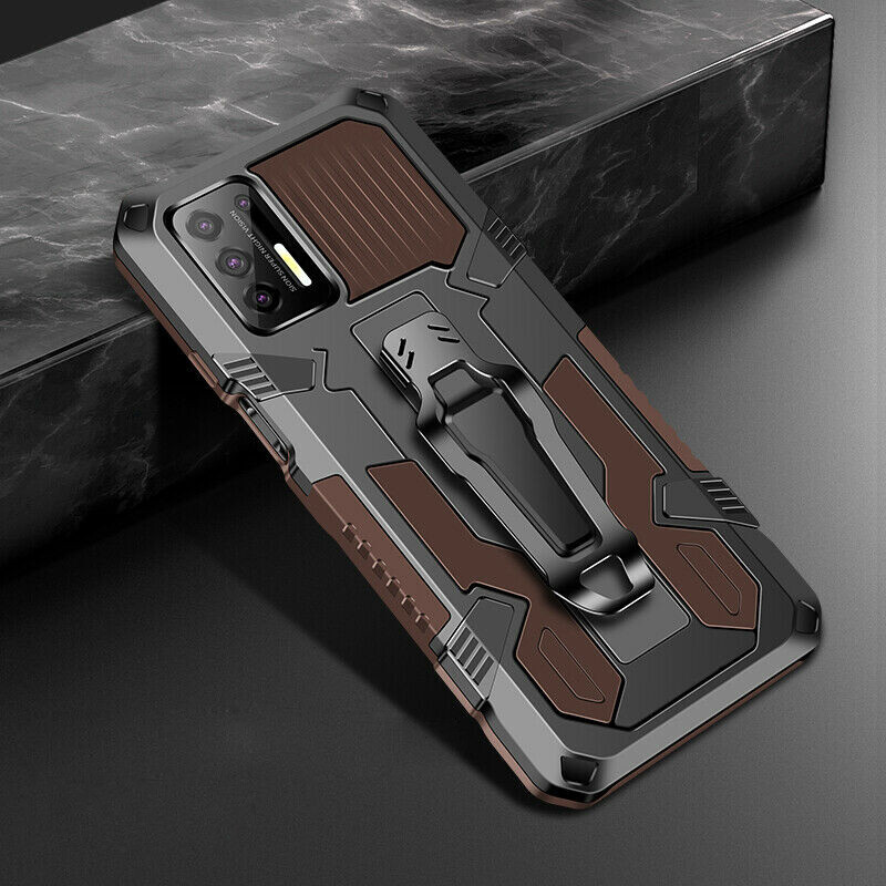 For Xiaomi Poco X5 X4 X3 M4 Pro Shockproof Belt Clip Stand Case+Screen Protector