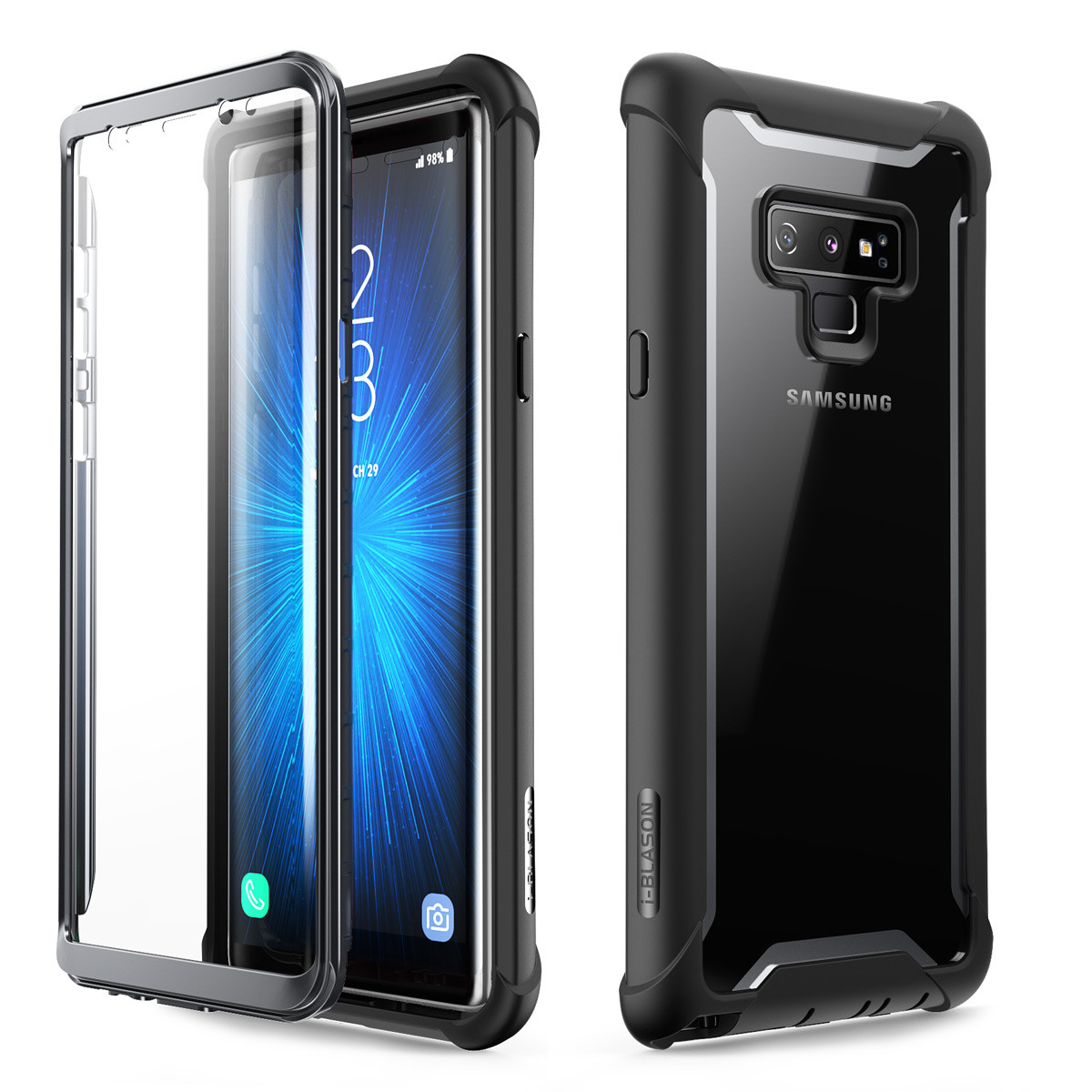 i-Blason 360° Shockproof Phone Case Dual Layer w/ Screen Cover For Galaxy Note 9