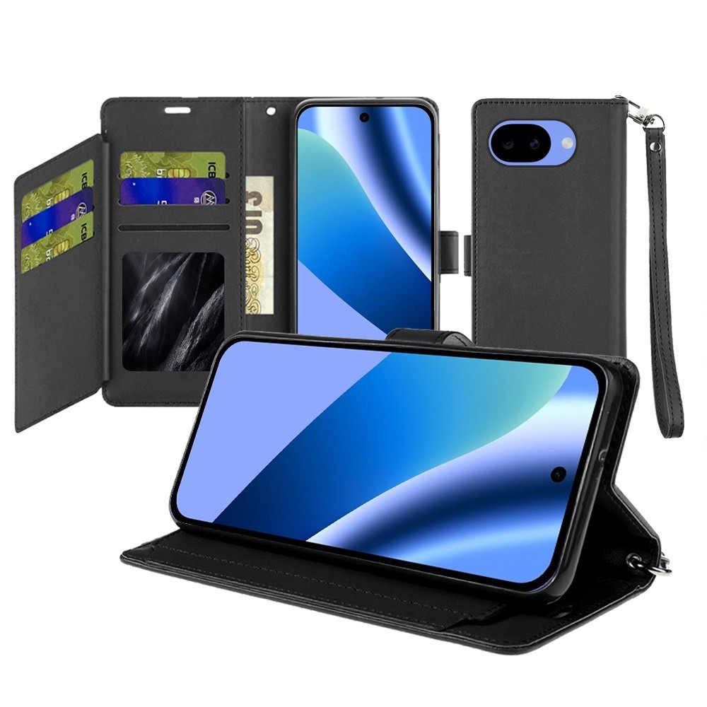 For Google Pixel 10a Phone Case Magnetic Snap Wallet Flip Card Slots Cover