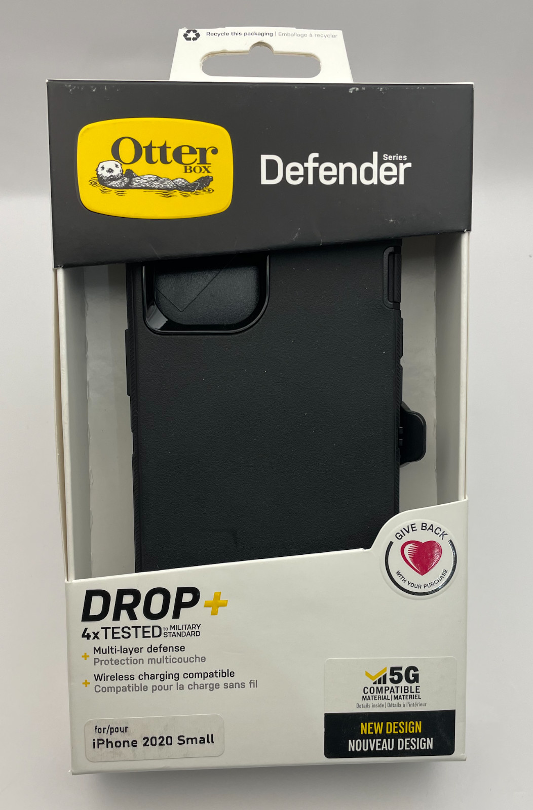 OtterBox Defender Series Case for Apple iPhone 12 Mini – Black (77-65352) NEW