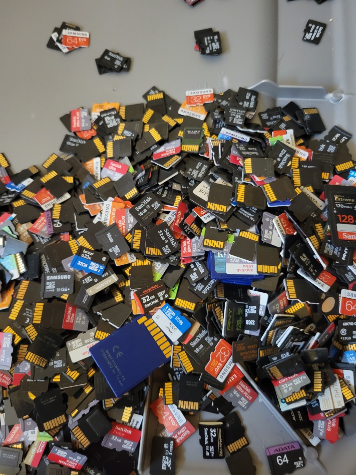 10x 32 GB Micro Sd Card Lot 32 Gig Used SanDisk Samsung Evo Etc. Mixed