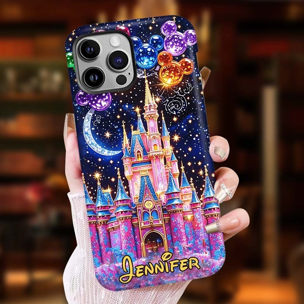 Personalized Disney Castle Trip Phone Case Cover iPhone 17 16 15 14 Samsung Gift