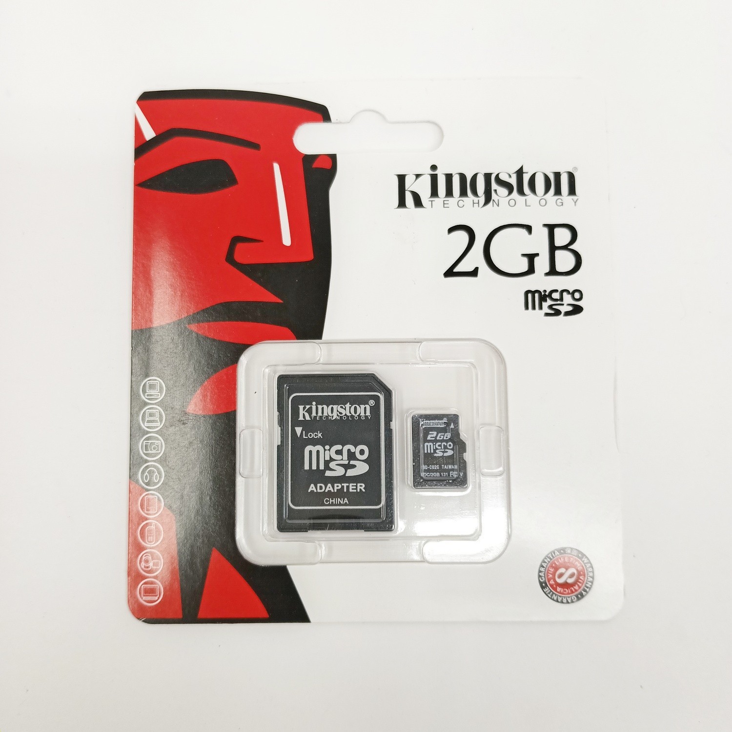 Kingston 2gb MicroSD & MicroSD Adapter – Brand New