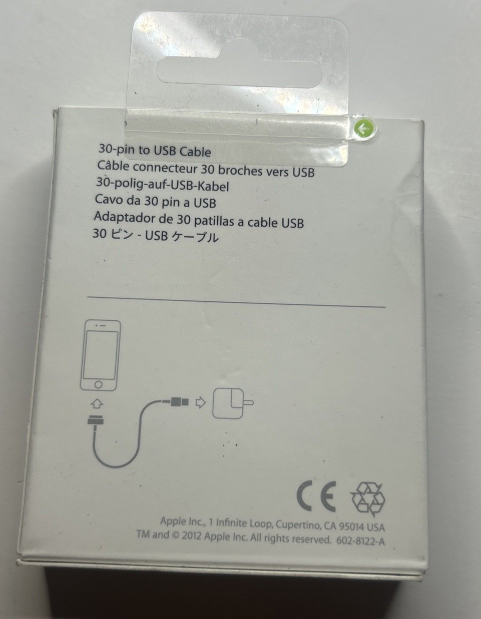 Genuine OEM Sealed Apple 30 Pin To USB Cable MA591G/C USA seller SHIPS NEXT DAY