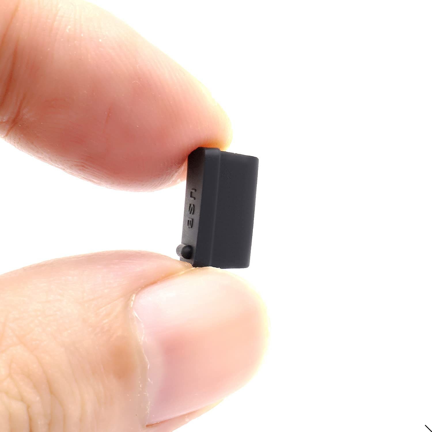 ThreeBulls 30 Pcs Silicone USB Cap 13x 7.5x 6mm / 0.5″ x 0.3″ x 0.24″, Black
