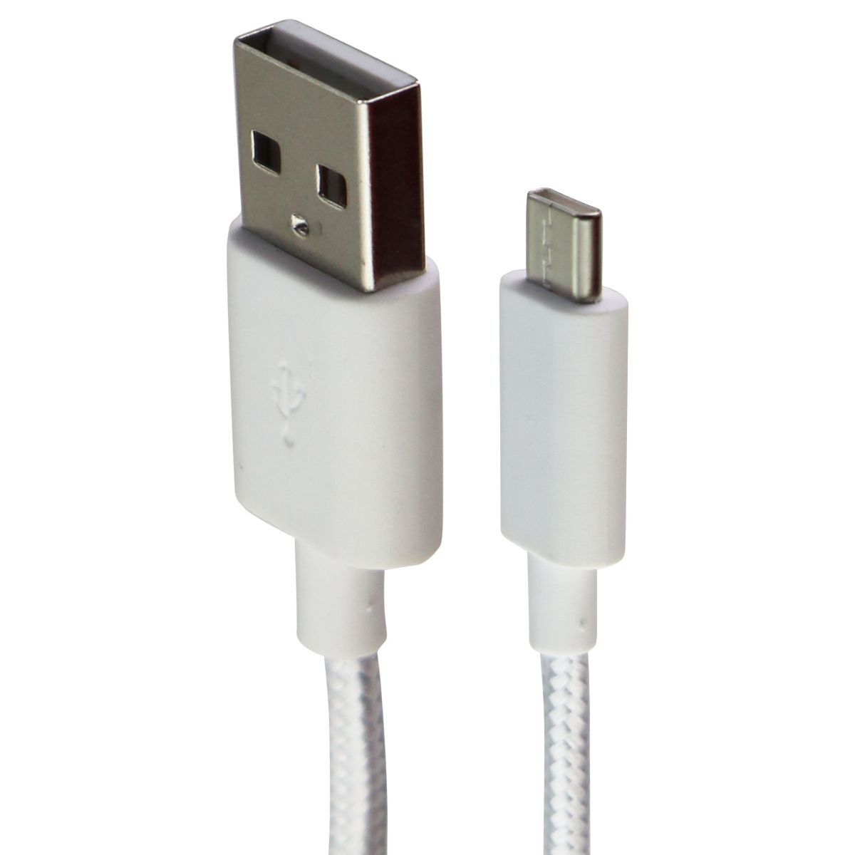 Alcatel (3.3-Ft) 1m Braided USB to USB-C Charge/Sync Cable – White