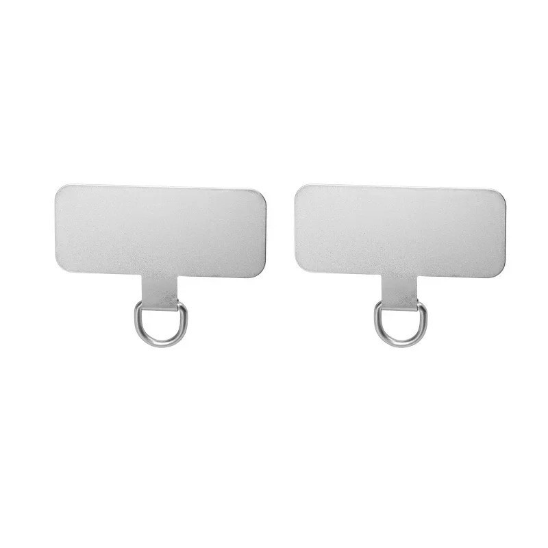 3PCS Rotatable 360° Metal Phone Tether Tab Universal Phone Lanyard Patch without