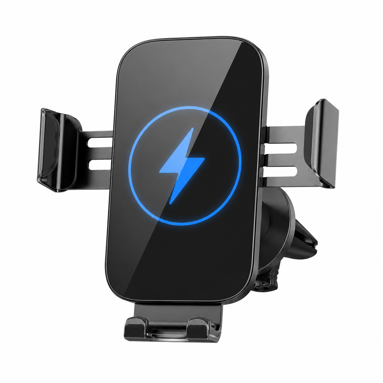 Wireless Car Charger Auto Clamping Phone Mount 15W Fast Charging Vent Holder
