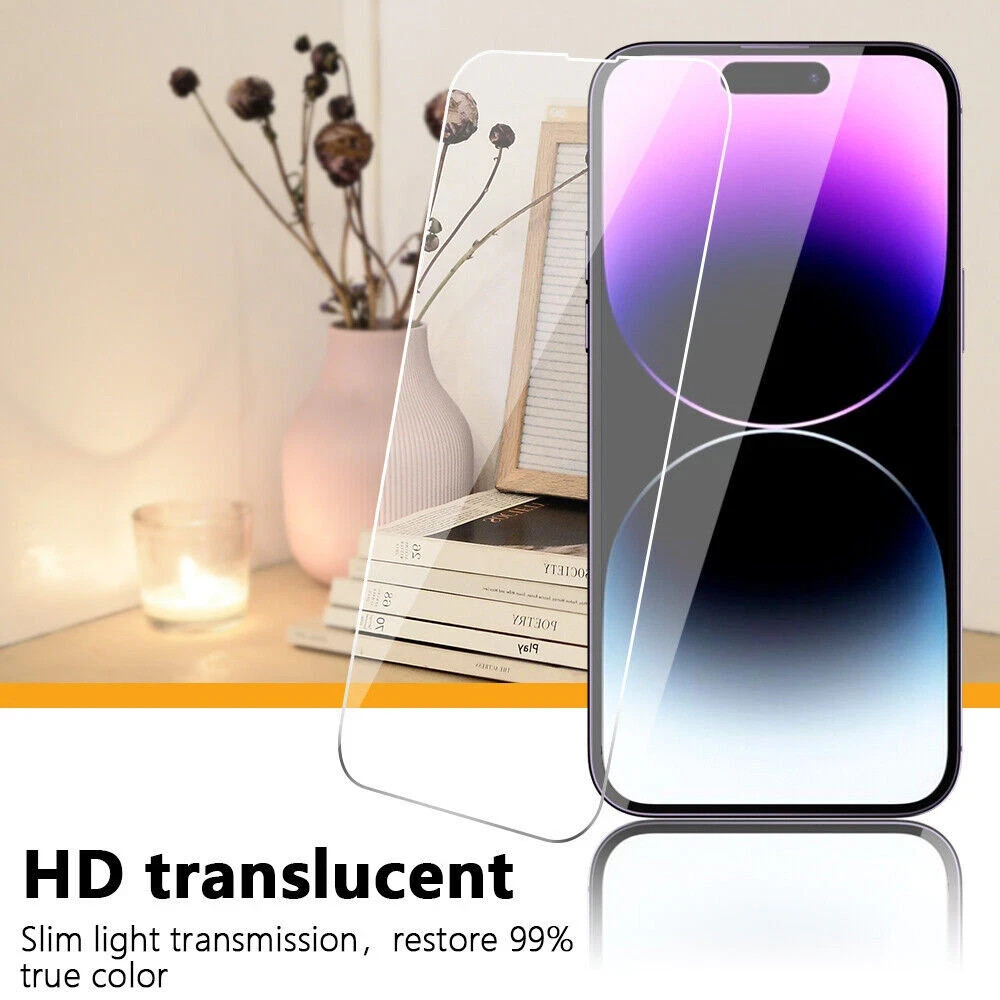 Wholesale Bulk Lot Tempered Glass Screen Protector For iPhone 16 15 14 13 12 Pro
