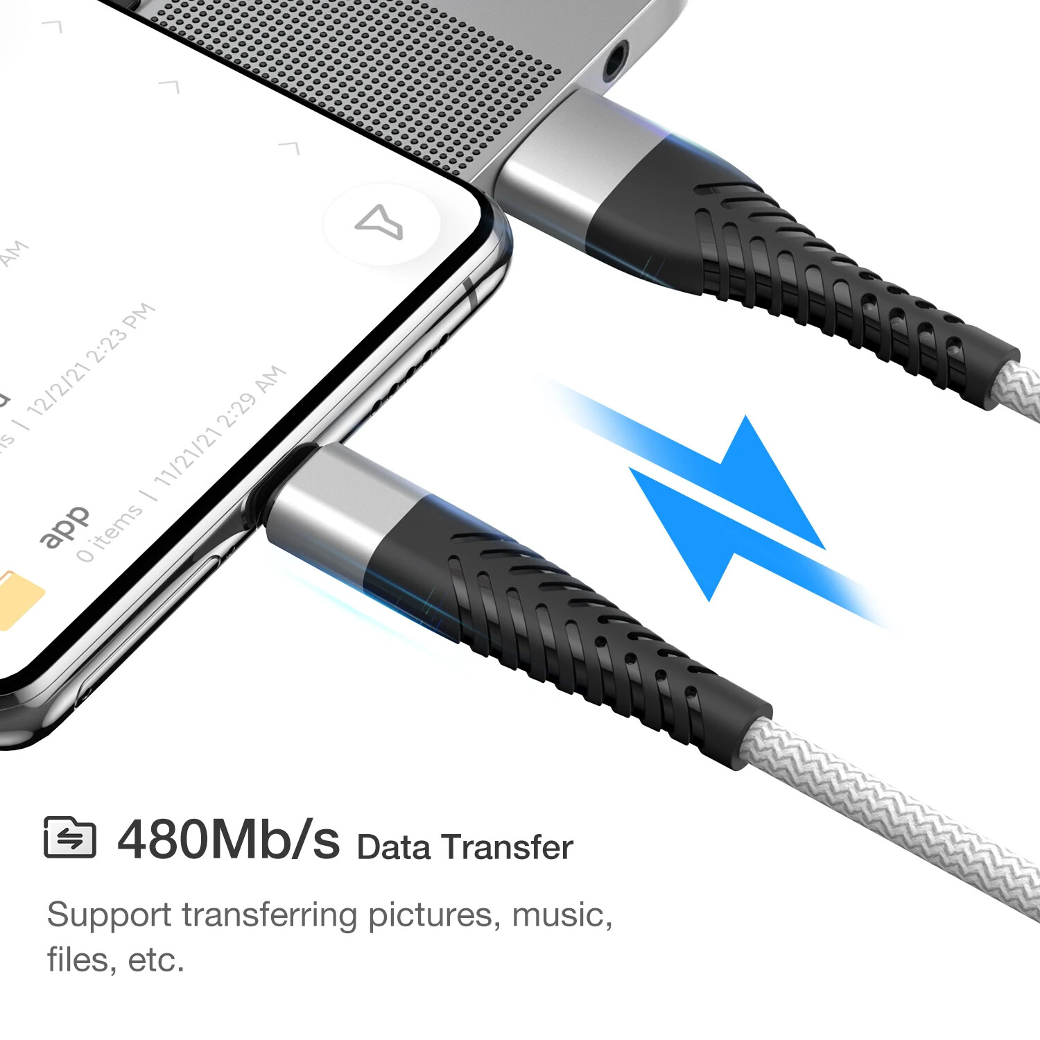 Braided USB C Type C Fast Charging Data Cable Cord for iPhone 16 Pro Max 15 lot