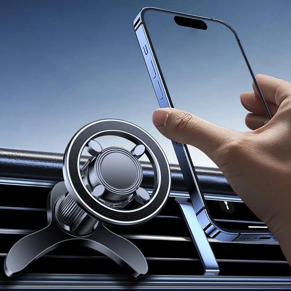 360° Rotation Strong Magnetic Mag Safe Air Vent Car Mount Dashboard Phone Holder
