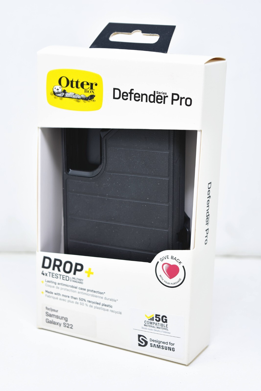 OtterBox Defender Pro Series Case w/ Holster Clip for Samsung Galaxy S22 ONLY