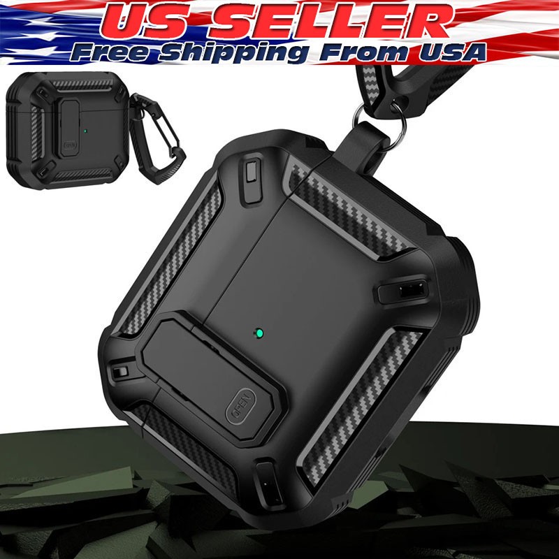 For Apple Airpods 4 3 2 Pro 2 3 Heavy Duty Shockproof Armor Earphone Case Cover