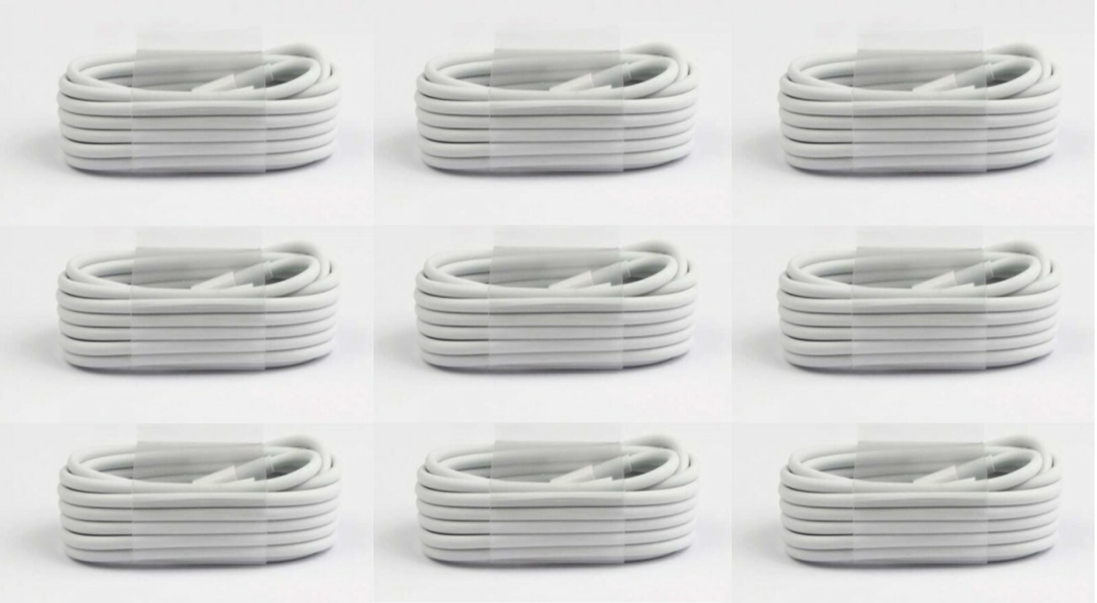 100x Wholesale Lot 5ft For Iphone 5 6 7 8 8Plus X MAX 11 Usb Charger Cord Cable