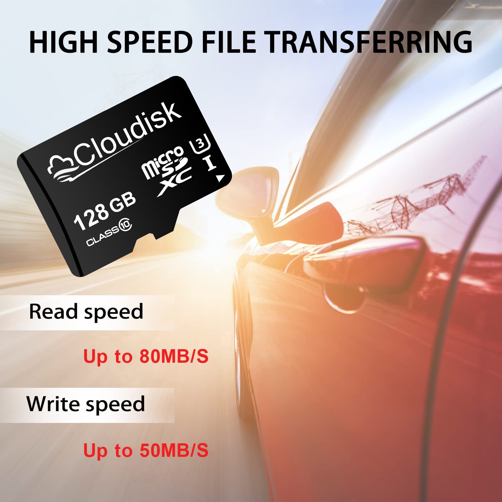High Speed Memory Card Micro SD Card 128GB 256GB 512 GB 1TB TF Ultra Class 10