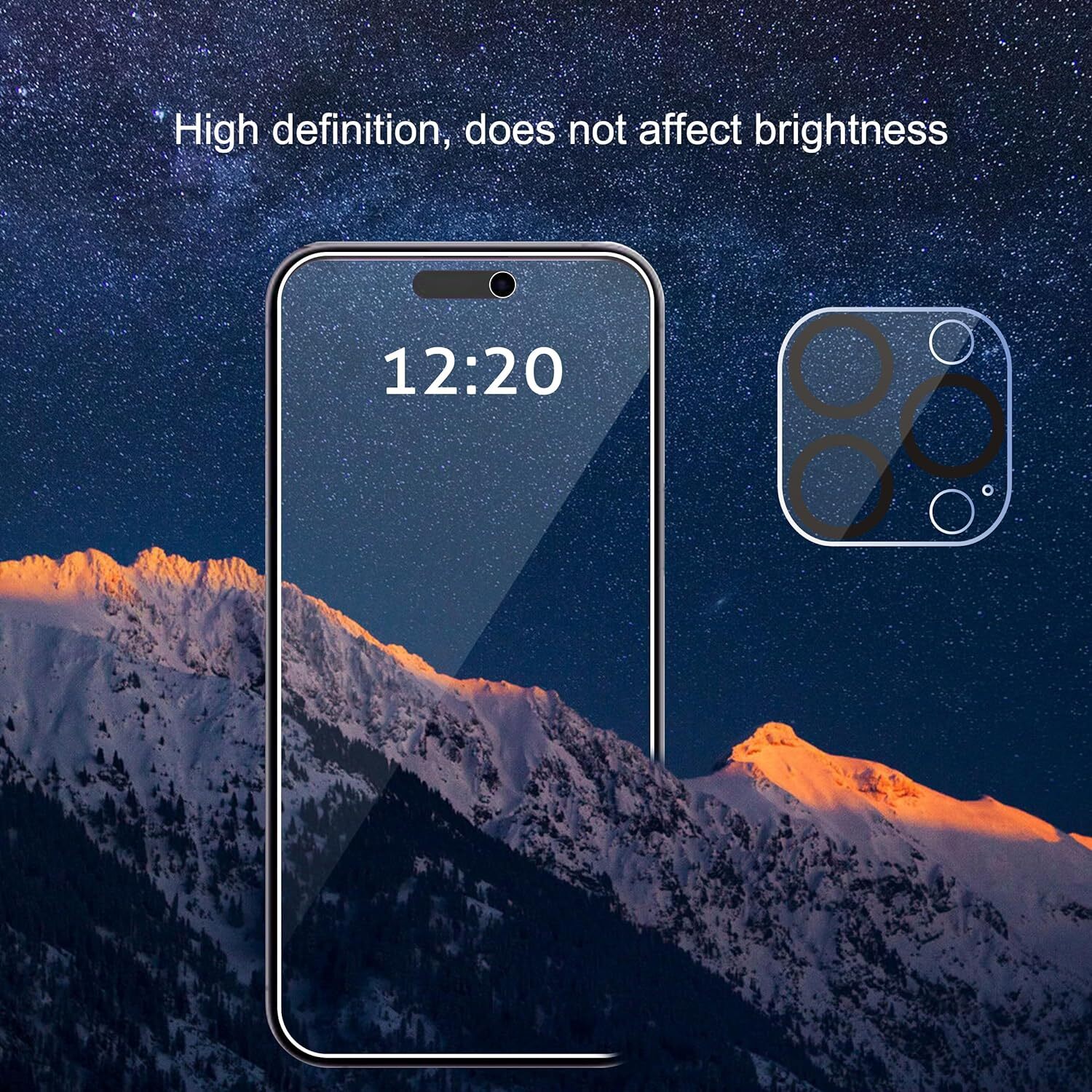 For iPhone 15 14 13 12 11 Pro Max Privacy Tempered Glass Screen Camera Protector