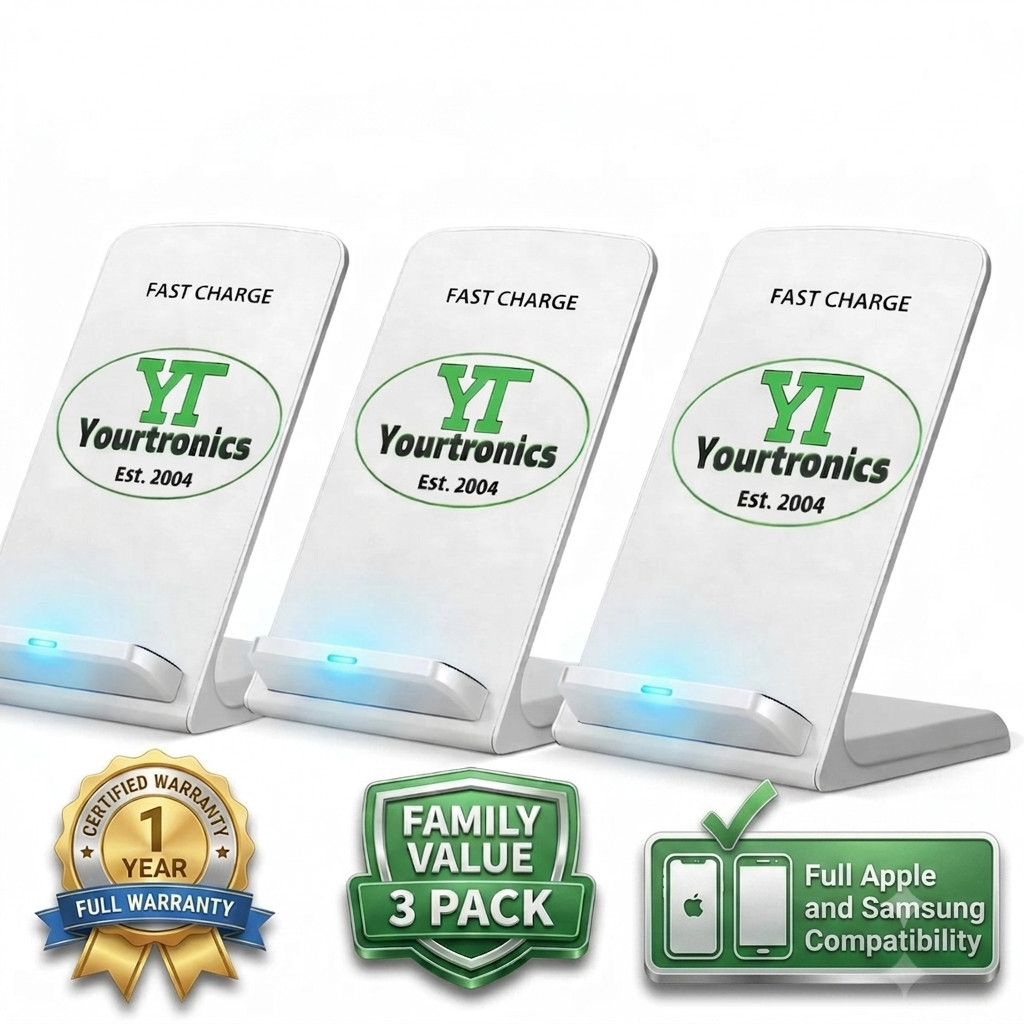 3 Pack Wireless Fast Charger Stand Dock for Apple iPhone 17/16/15/14/13 Pro Max