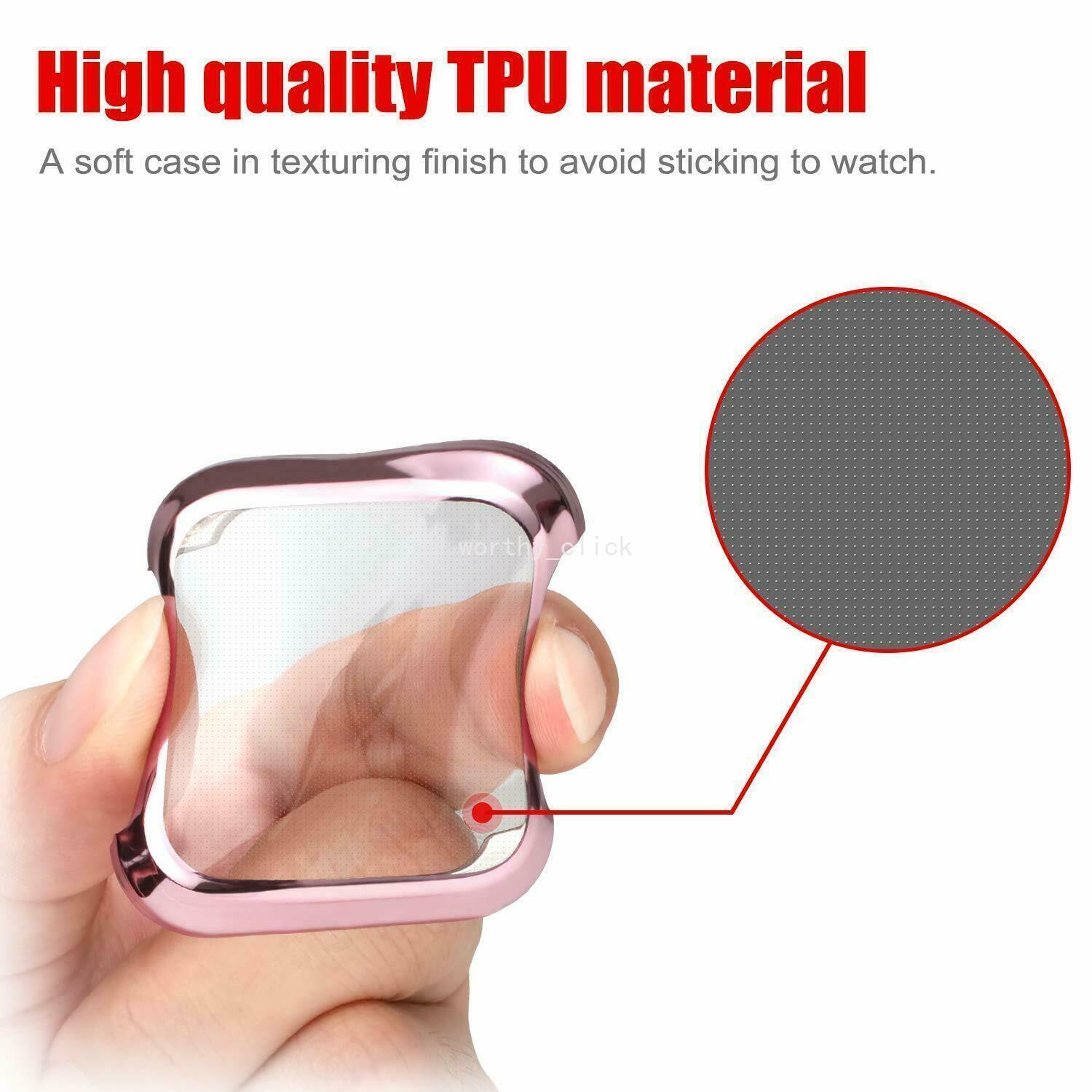3 X for Fitbit Versa 2 3 4 Screen Portector Soft TPU Case Full Body Cover Bumper