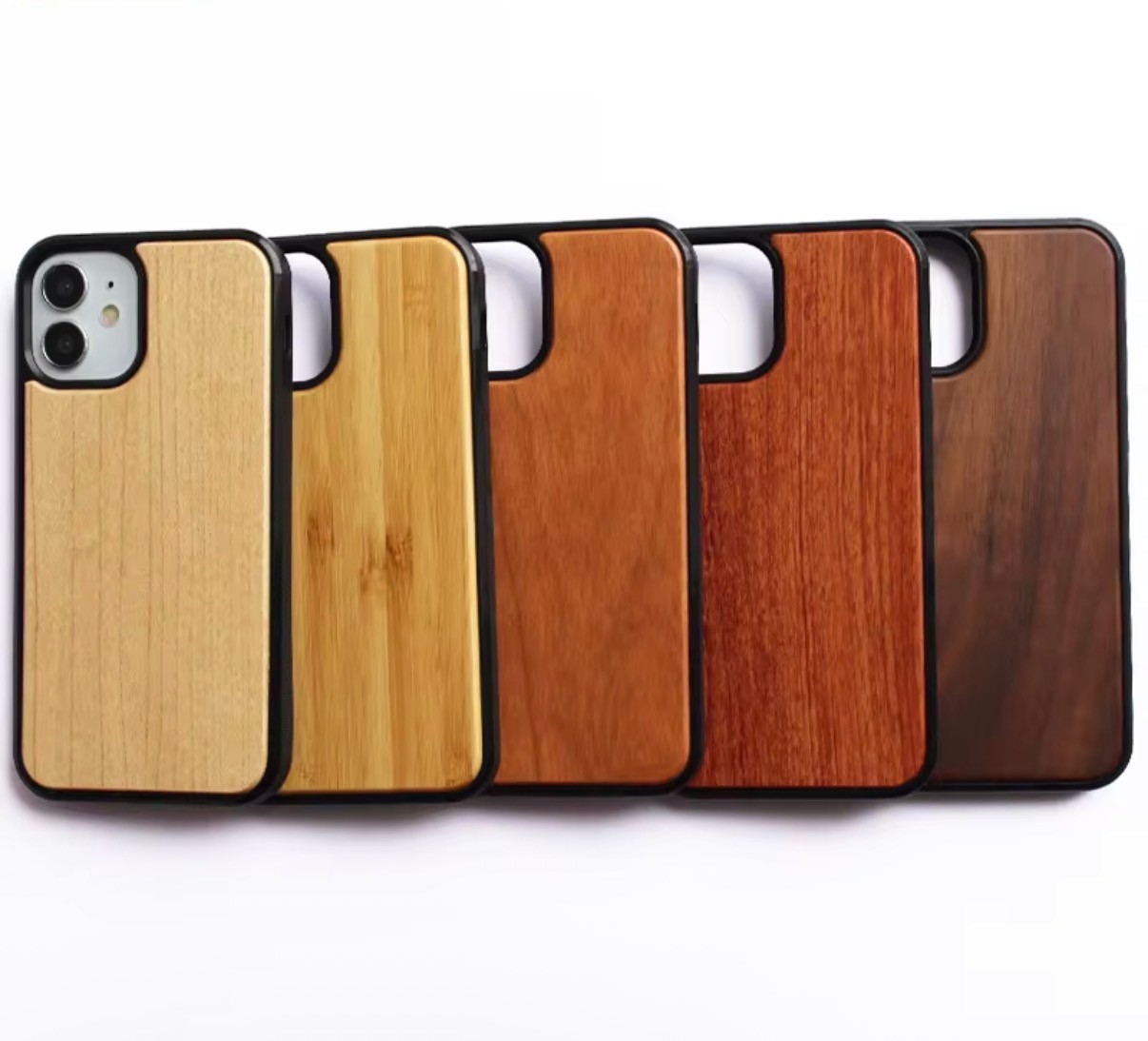 Wooden iPhone 17 Pro Phone Case – Wood Back