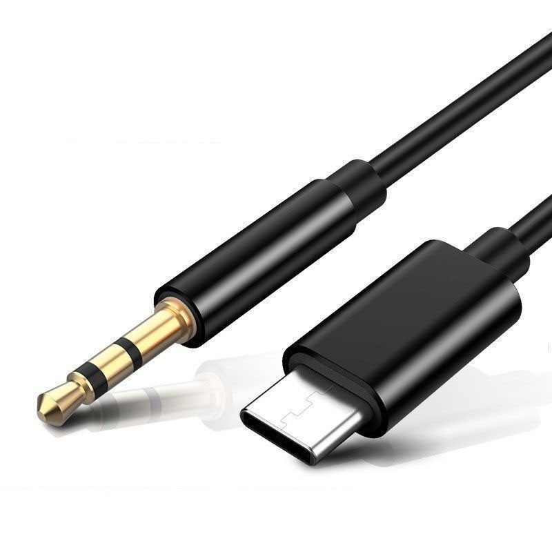 Type C to Aux Cable USB Type-C Male To 3.5mm Cord Car AUX Music Audio Adapter