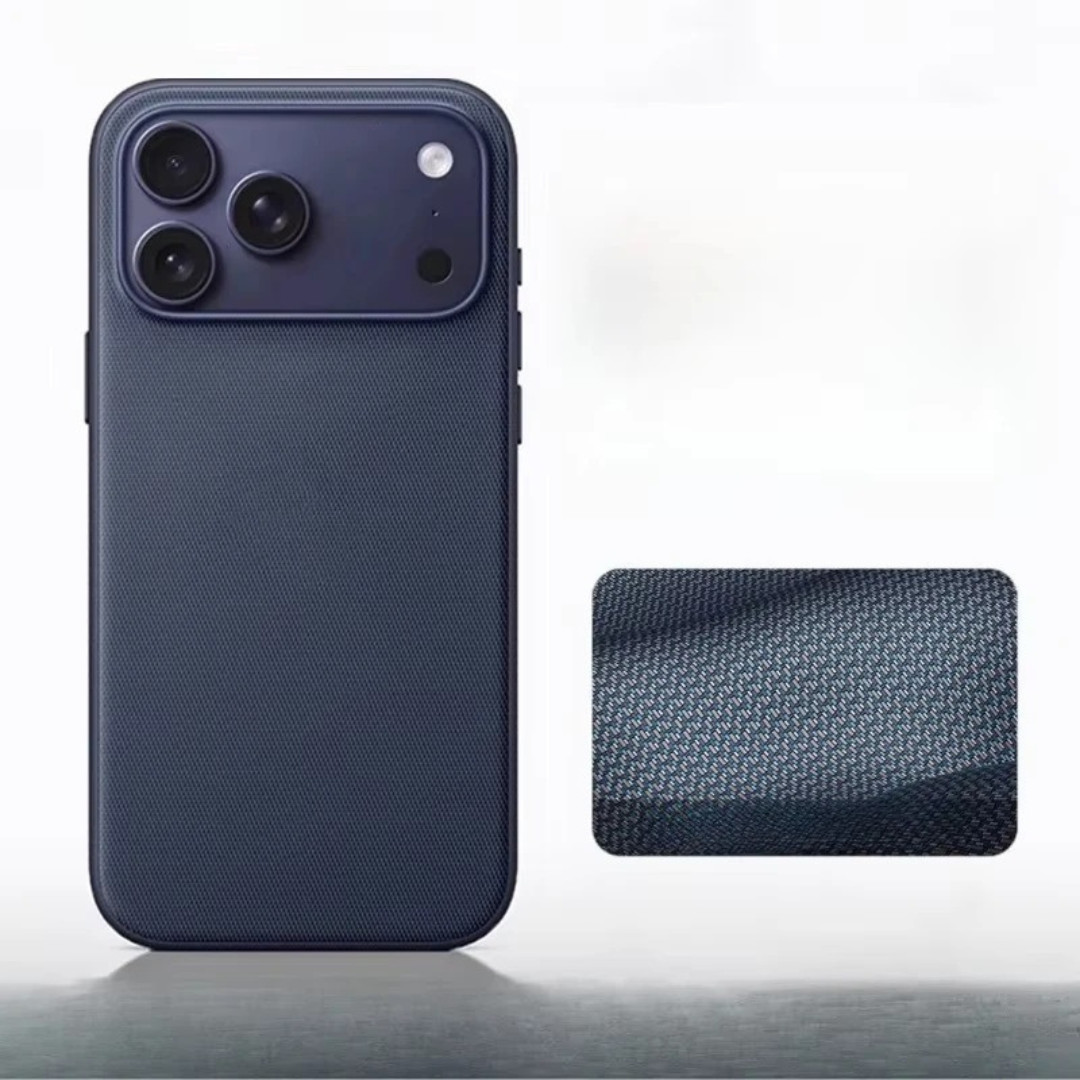 For iPhone 17 Pro Max 17 Pro TechWoven Case with MagSafe Blue Sienna & Logo