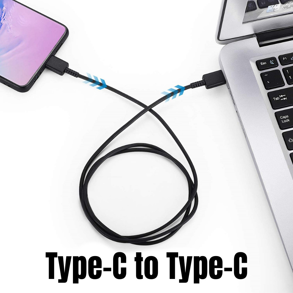 45W PD Power Fast Charger Adapter 6ft Type-C Charging Cable For Samsung S23 S22