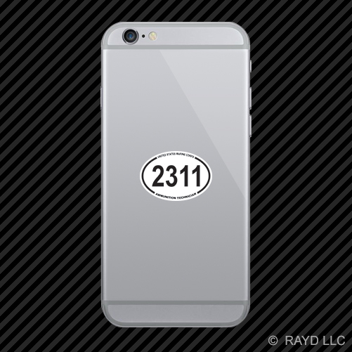 United States Marine Corps MOS 2311 Ammunition Technician Cell Phone Sticker