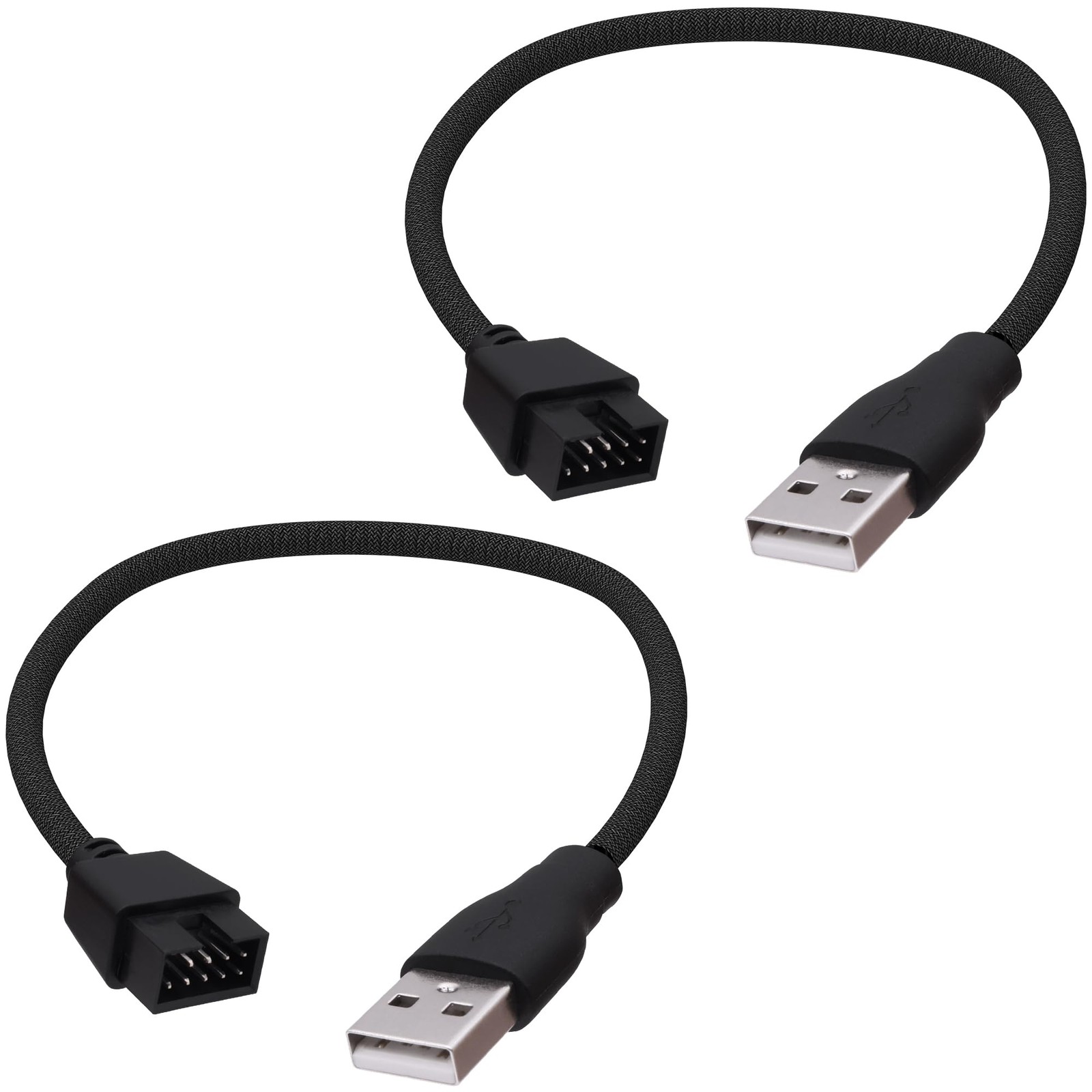 USB 2.0 to 9Pin Motherboard Header Adapter Cable USB Type A Male to 9 Pin Mal…