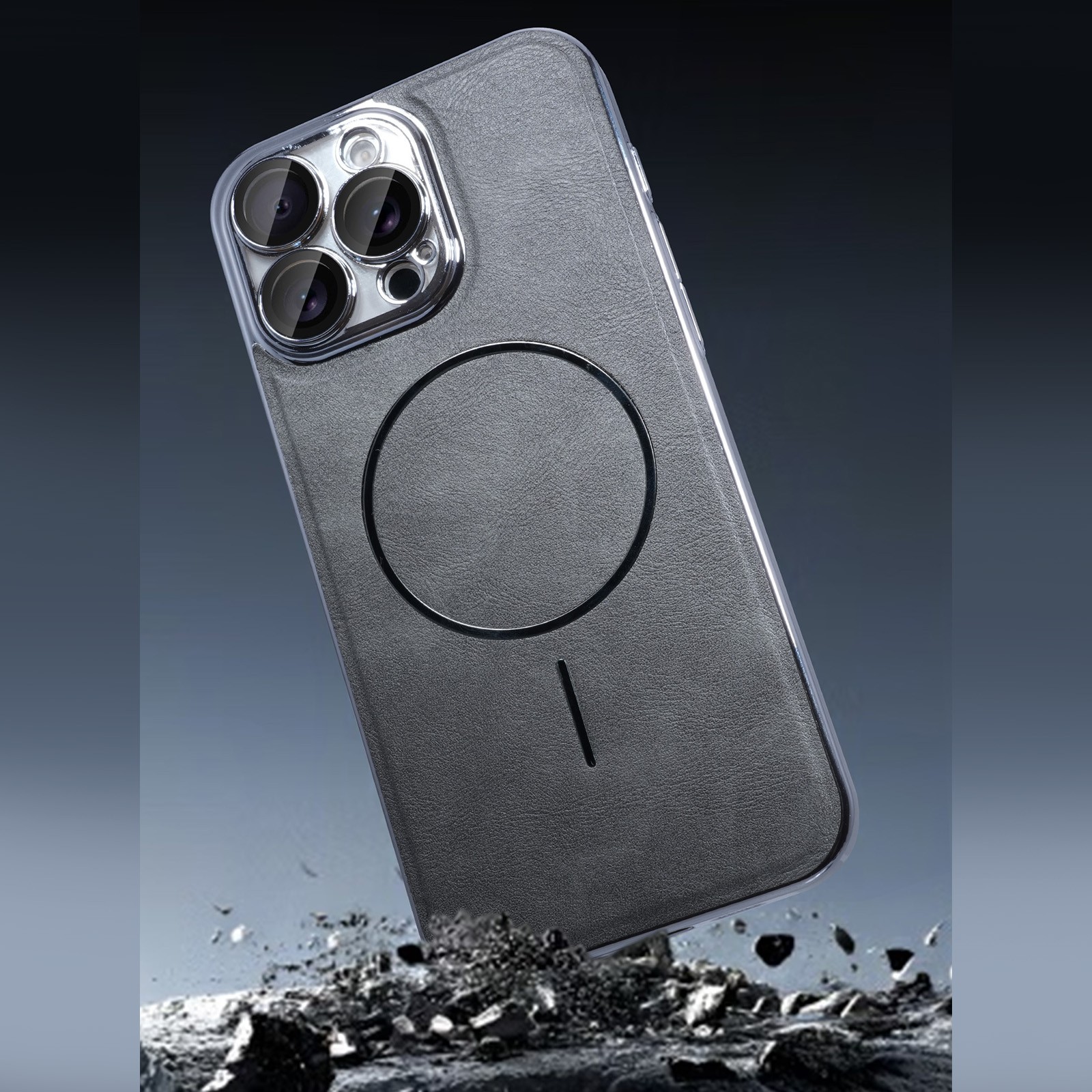 Slim Non-Slip PU Leather Mag-Safe Case For iPhone 16 Pro Max/15/14/13/12 Cover