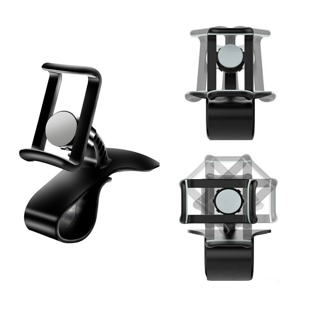 Car Phone Holder Easy Clip Mount Stand Dashboard GPS Navigation Bracket Holder