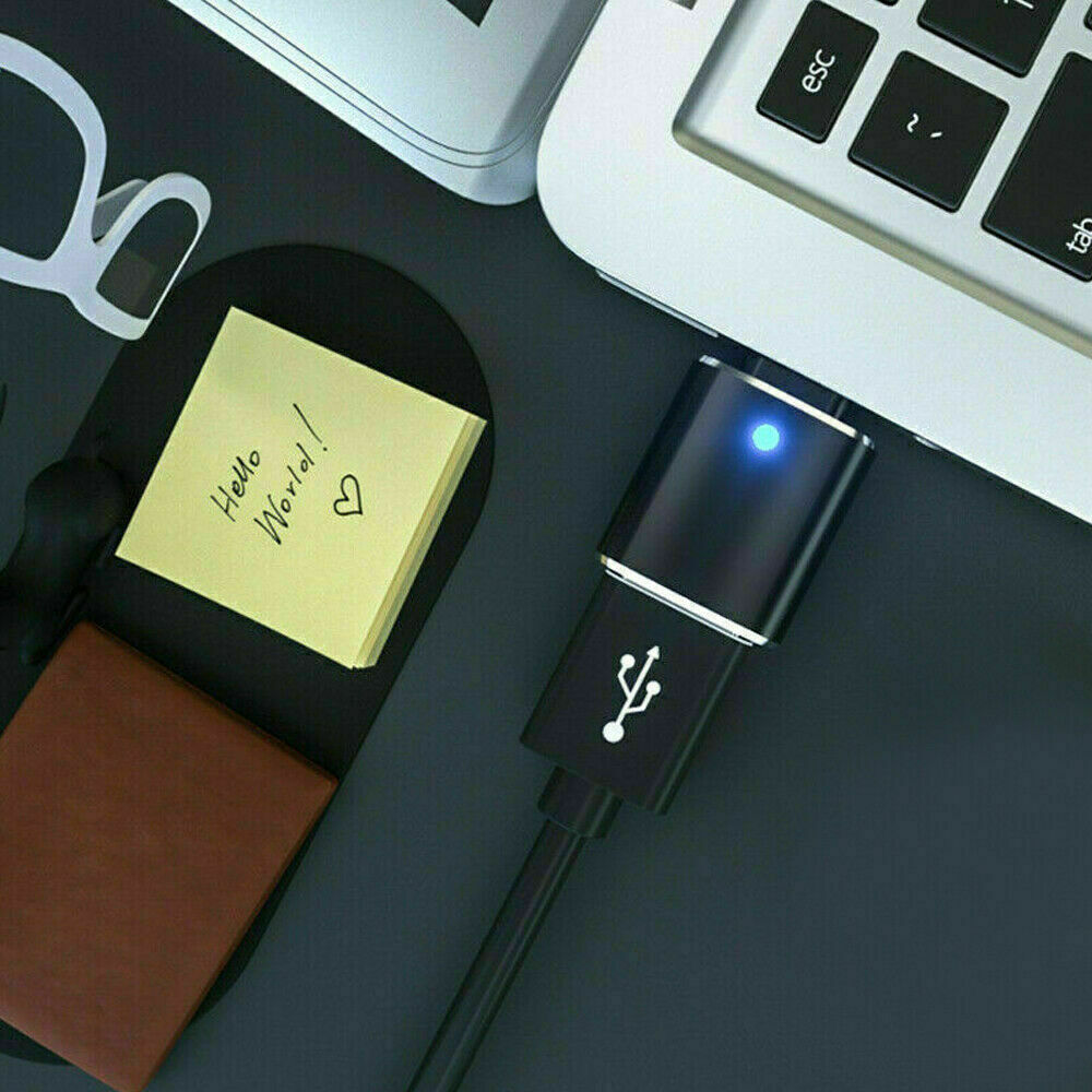 LED USB-C 3.1 Male to USB A Female Adapter Converter OTG Type-C Android Lot