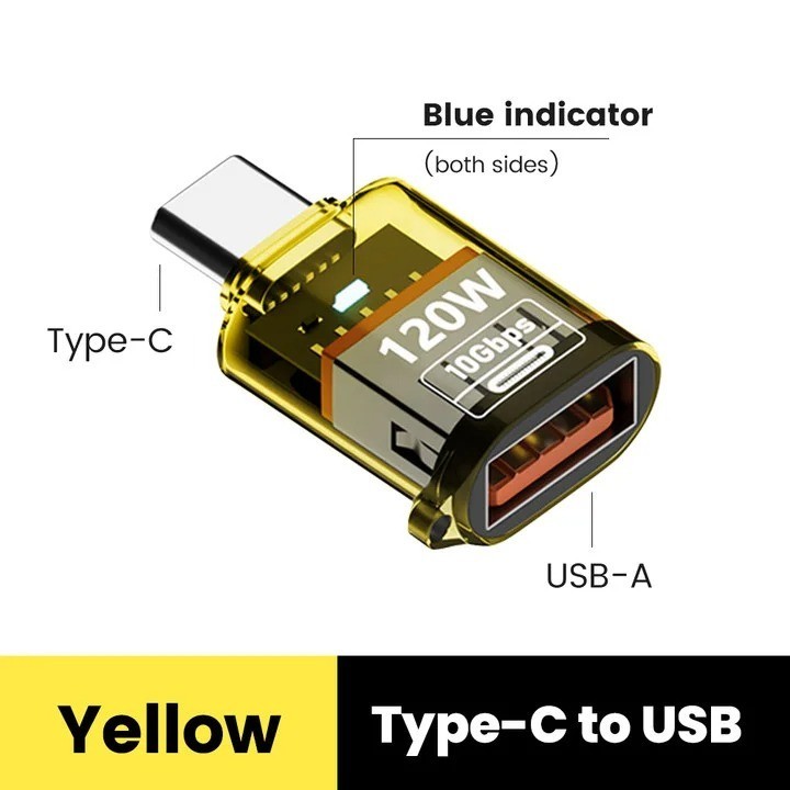 USB-C 3.2 Male to USB A Female Adapter Converter OTG Type C Android Phone