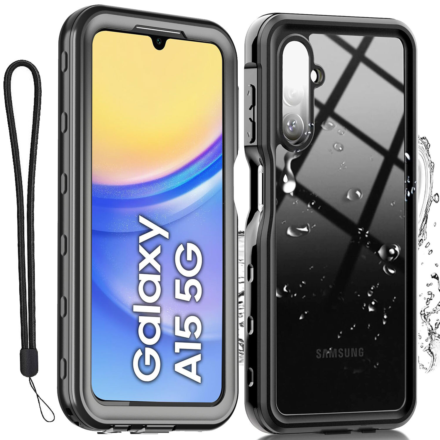 For Samsung Galaxy A13 A15 5G Case Waterproof Shockproof Underwater Full Cover