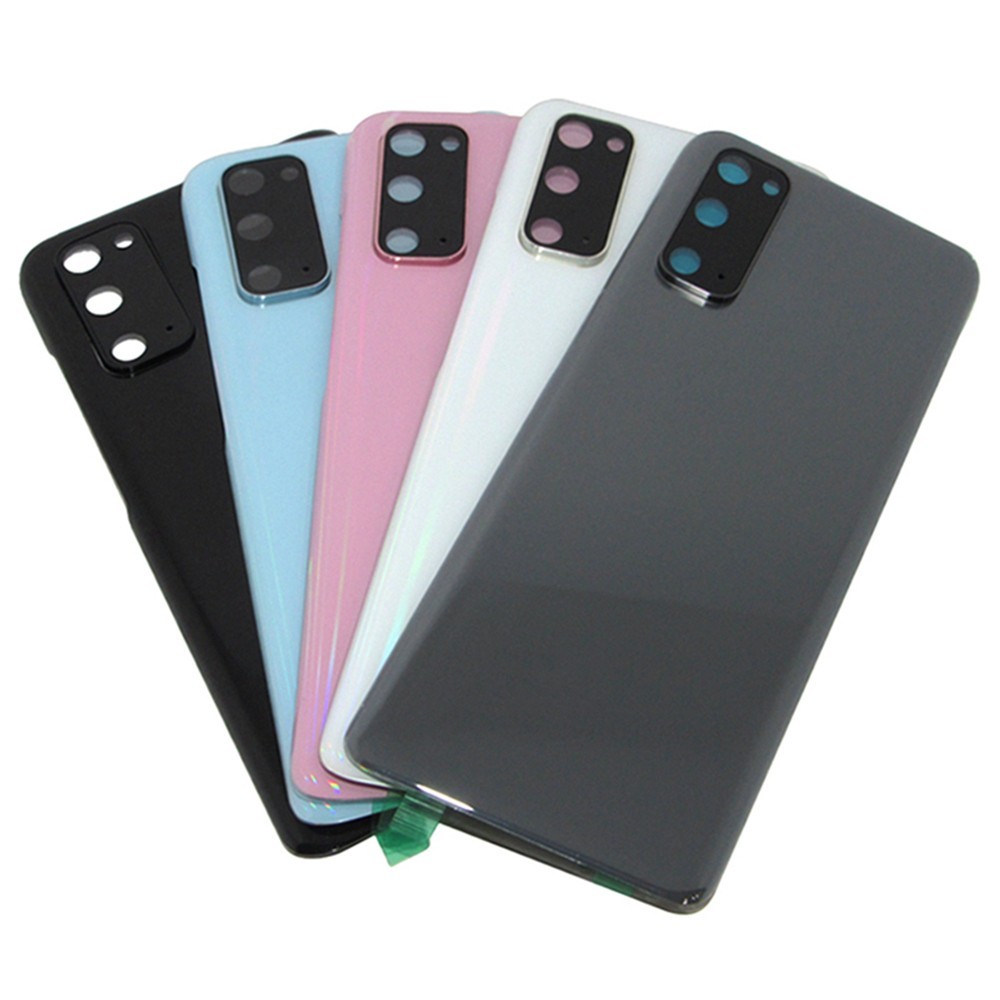 Battery Glass Cover With Camera Lens For Samsung Galaxy S20 S20FE S20+ S20 Ultra
