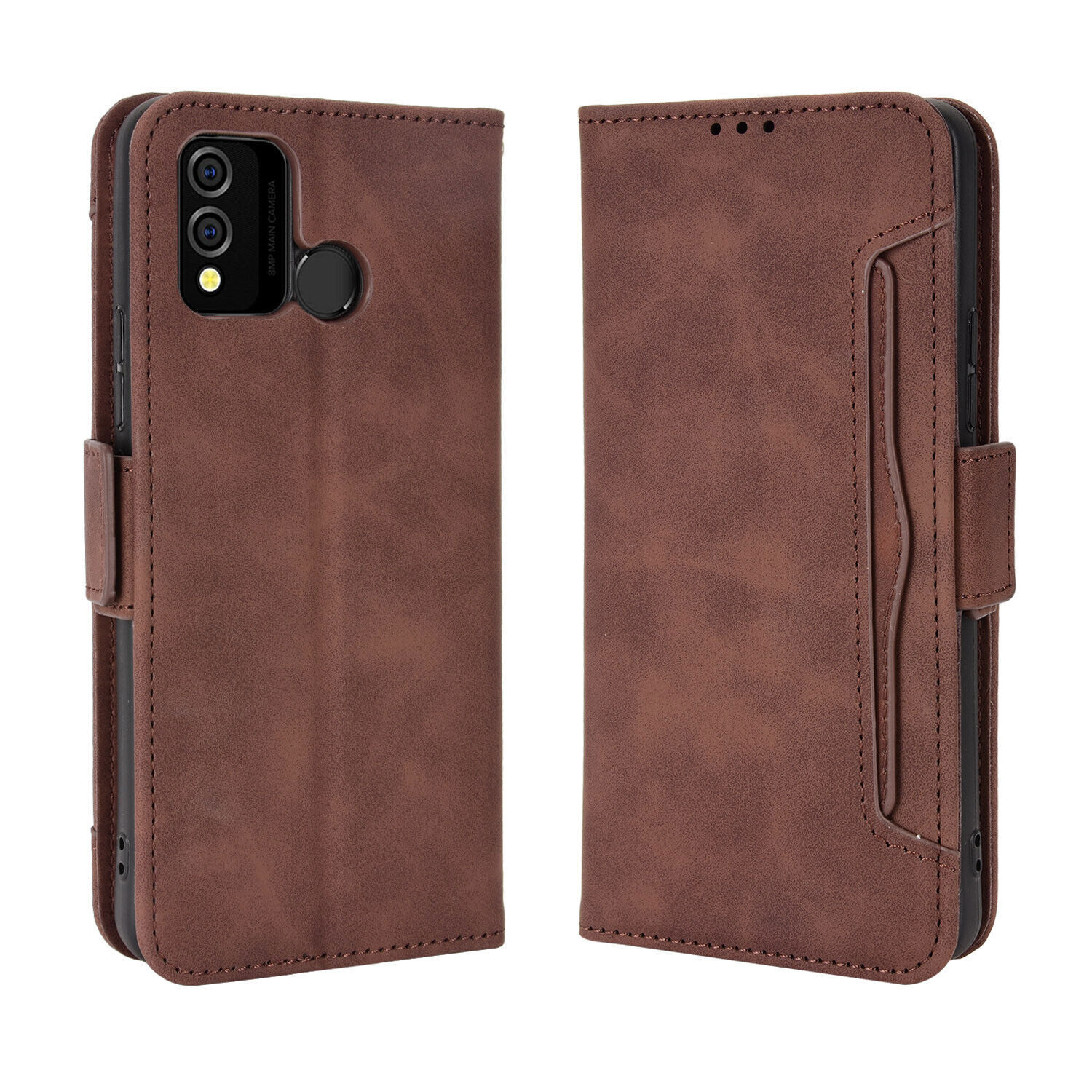 For BLU J9L Luxury Separable Card Slots Flip Leather Wallet Case Cover