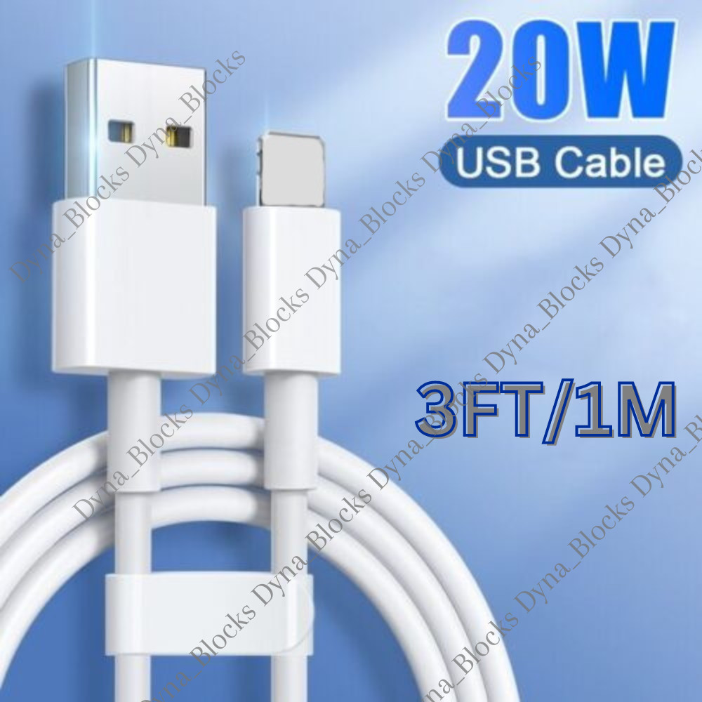 For Apple iPhone 6 7 8 X XR 11 12 13 14 Pro Max 3FT USB Lead Charger Cable Cord