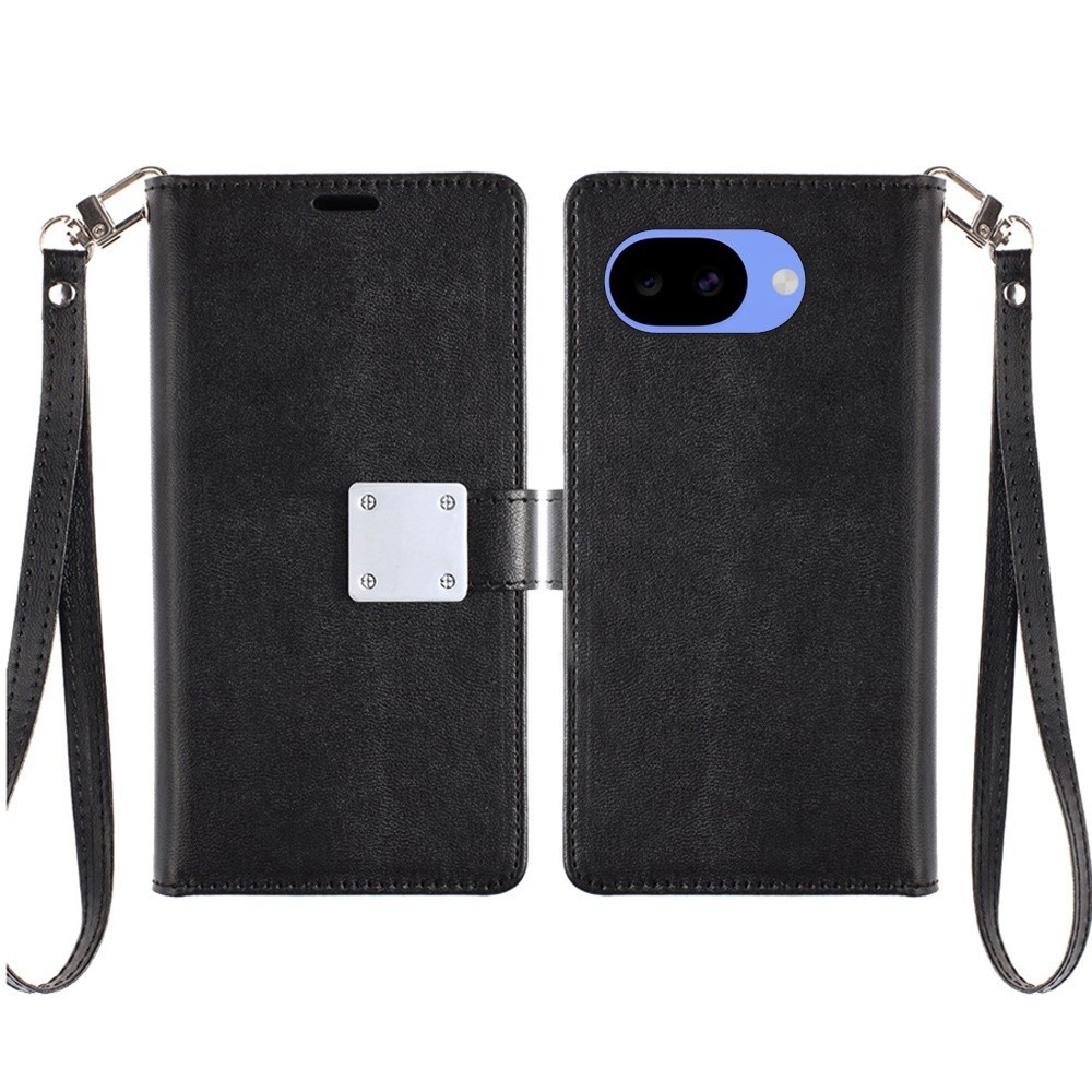 For Google Pixel 10a Phone Case Magnetic Snap Wallet Flip Card Slots Cover