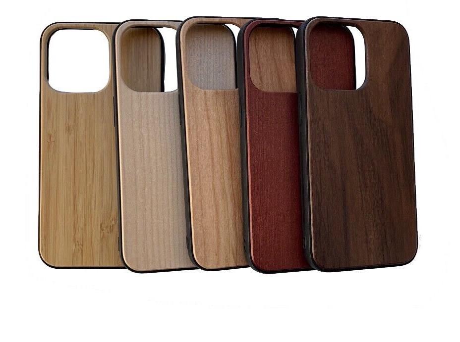 Real Wood Shockproof Magnet Case For iPhone 12Pro MAX, RoseWood,CherryWood,Maple