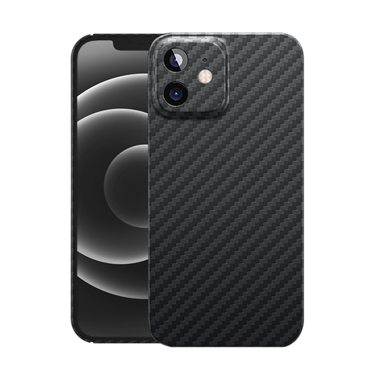 For iPhone 16 Pro Max 16 16+ 15 Shockproof Carbon Fiber Pattern Ultra Slim Case