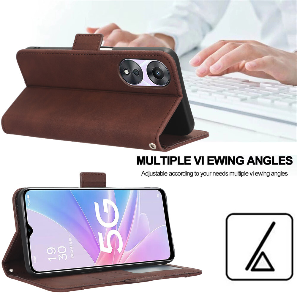 For Xiaomi Poco X5 X4 X3 M5 M4 M3 Pro 5G Leather Wallet Case + Screen Protector