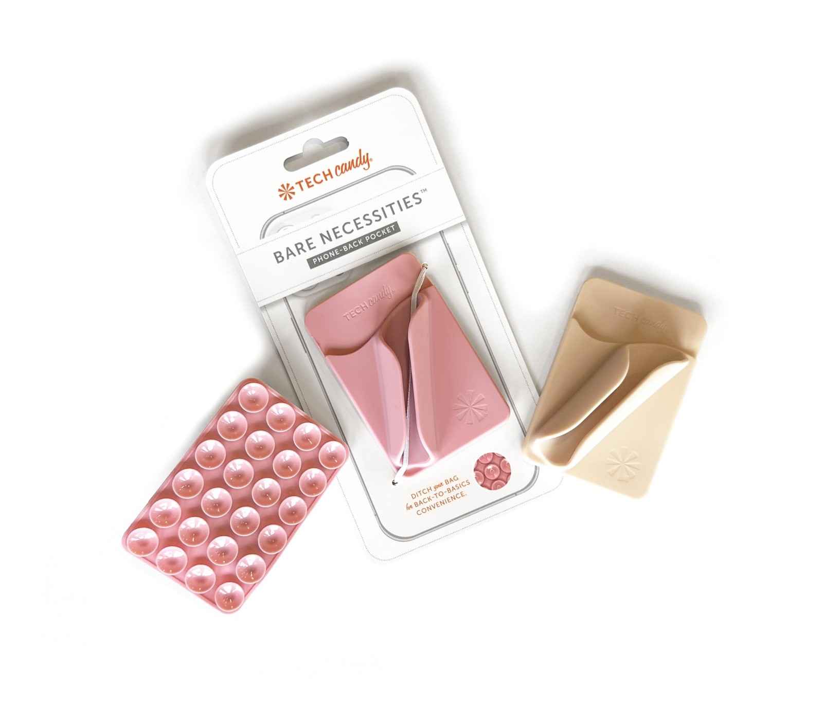 Bare Necessities Back Pocket, Natural – Universal, Suction Cups – Holds Money…